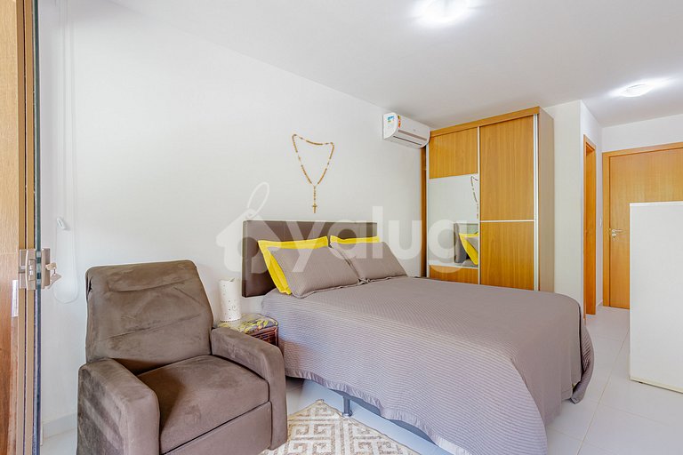 Lindo Apartamento 3/4 Pé na Areia em Itacimirim