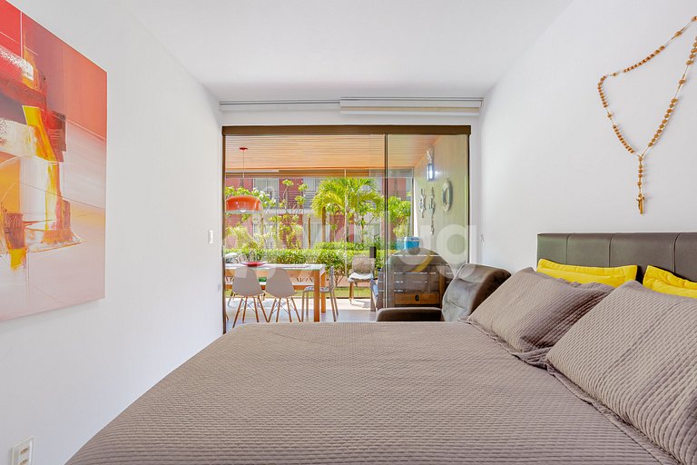 Lindo Apartamento 3/4 Pé na Areia em Itacimirim