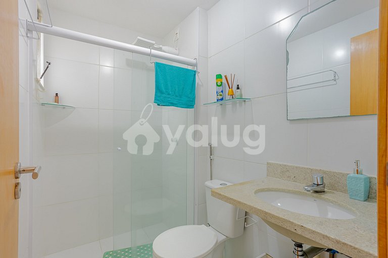 Lindo Apartamento 3/4 Pé na Areia em Itacimirim