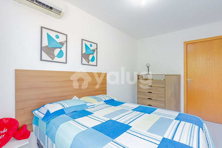 Lindo Apartamento 3/4 Pé na Areia em Itacimirim