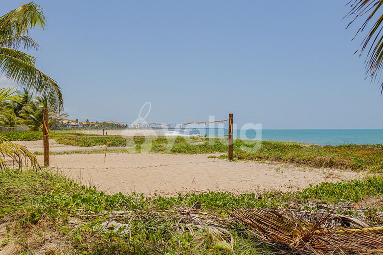 Lindo Apartamento 3/4 Pé na Areia em Itacimirim