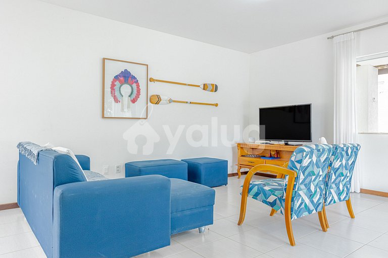 Excelente Casa com Piscina e 3 Suítes a 450m da Praia - Guar