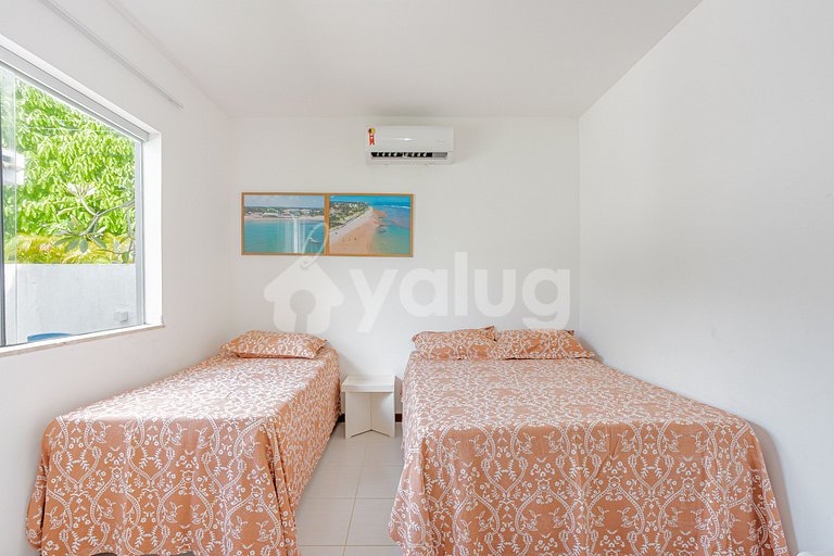Excelente Casa c/ Piscina 3 Suítes 450m da Praia - Guarajuba