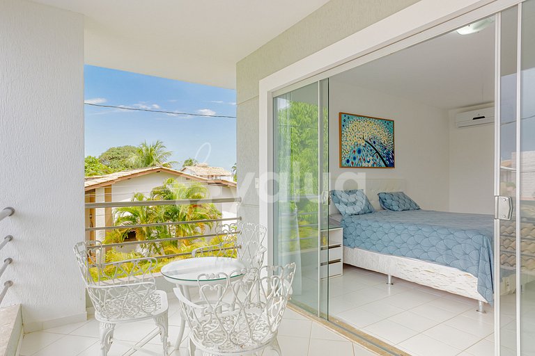 Excelente Casa com Piscina e 3 Suítes a 450m da Praia - Guar