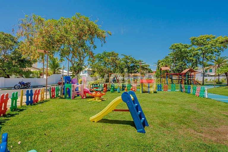 Excelente Casa c/ Piscina 3 Suítes 450m da Praia - Guarajuba