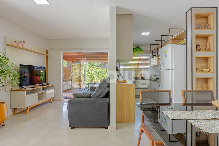 Precioso apartamento 3/4 a 200m de la playa - Ímbassaí