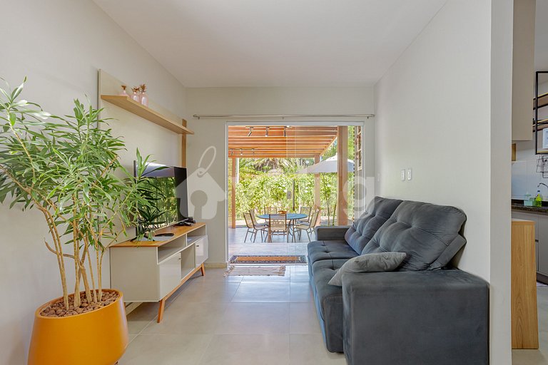 Lindo apartamento 3/4 a 200m da praia - Ímbassaí