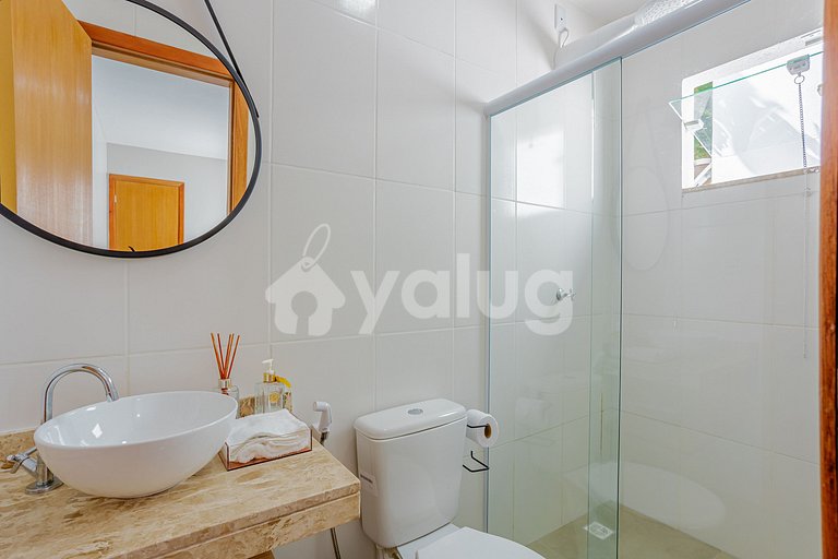 Lindo apartamento 3/4 a 200m da praia - Ímbassaí