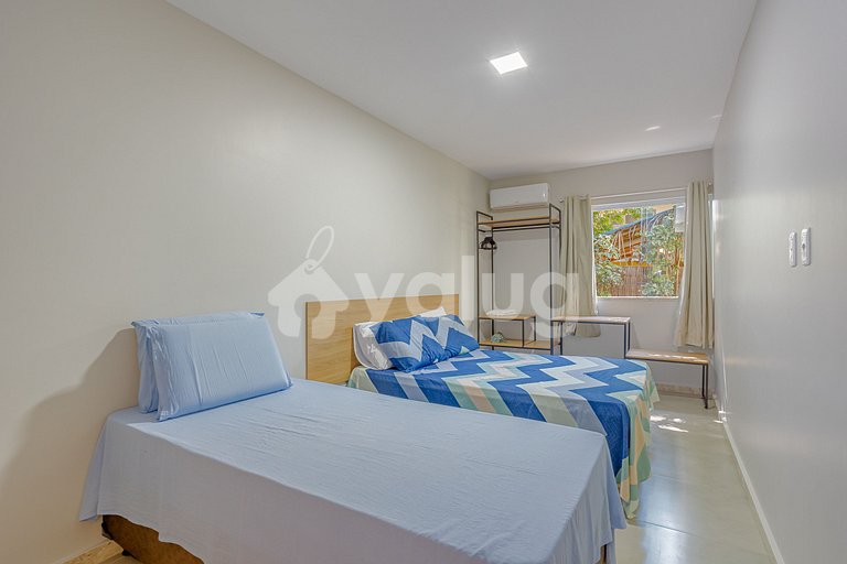 Lindo apartamento 3/4 a 200m da praia - Ímbassaí