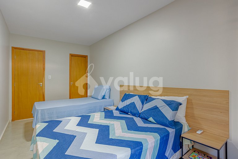 Lindo apartamento 3/4 a 200m da praia - Ímbassaí