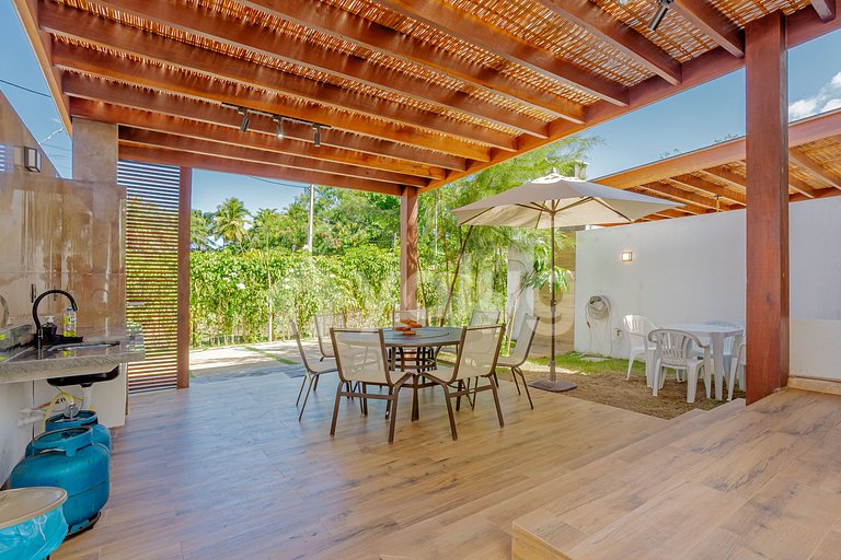 Lindo apartamento 3/4 a 200m da praia - Ímbassaí