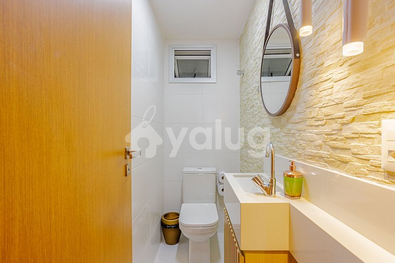 Lindo Apartamento Pé na Areia 3 Suítes - Itacimirim