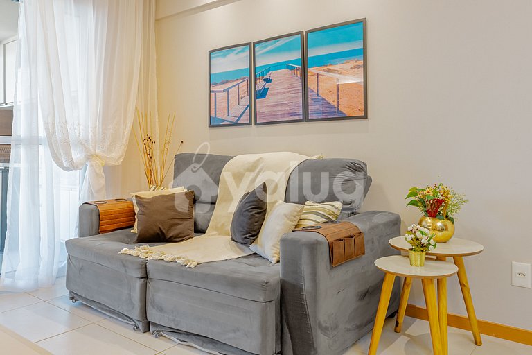 Lindo Apartamento Pé na Areia 3 Suítes - Itacimirim