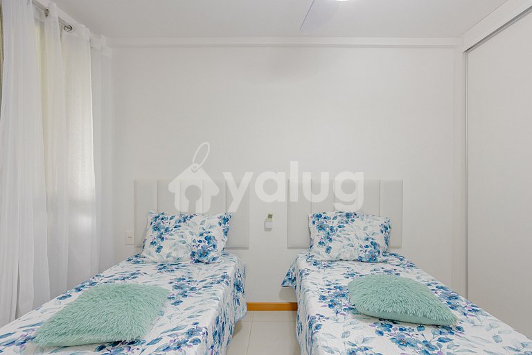 Lindo Apartamento Pé na Areia 3 Suítes - Itacimirim