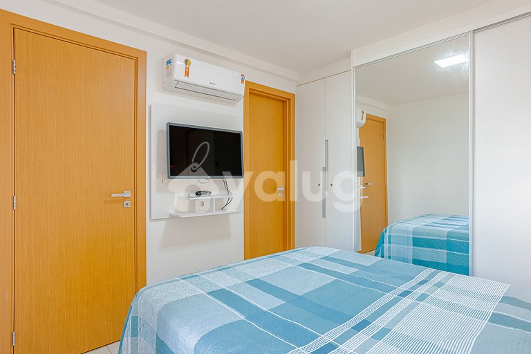 Lindo Apartamento Pé na Areia 3 Suítes - Itacimirim