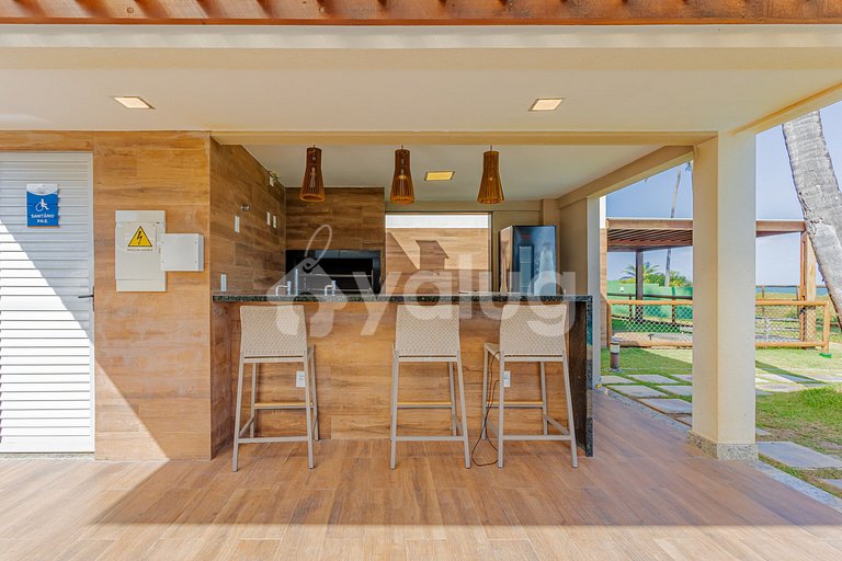 Lindo Apartamento Pé na Areia 3 Suítes - Itacimirim