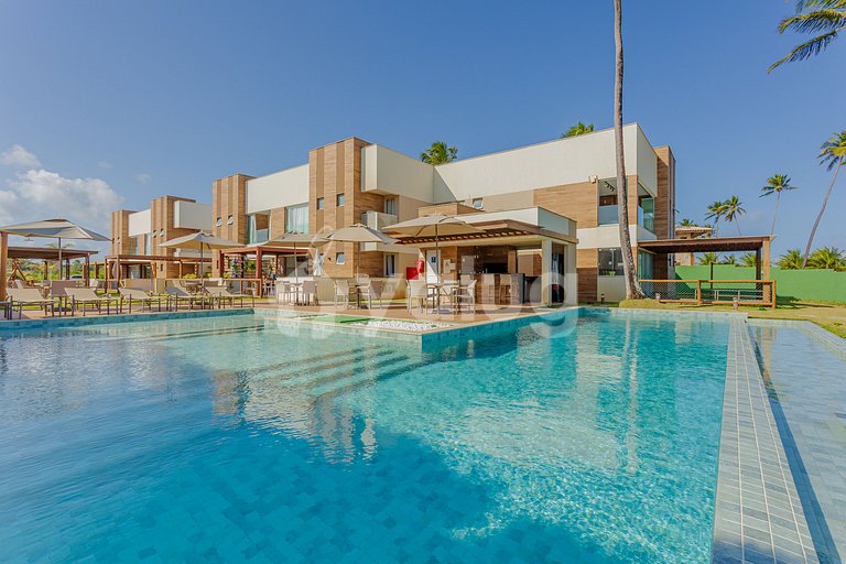 Lindo Apartamento Pé na Areia 3 Suítes - Itacimirim