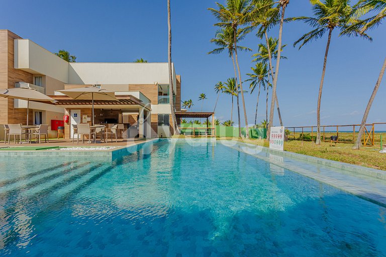 Lindo Apartamento Pé na Areia 3 Suítes - Itacimirim