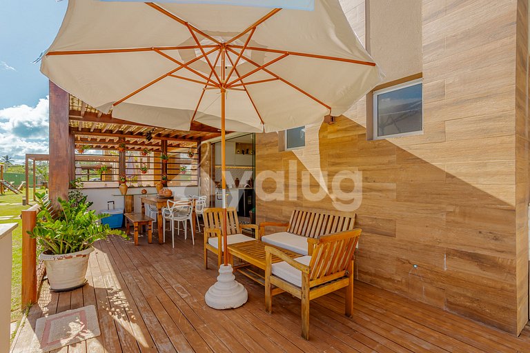 Lindo Apartamento Pé na Areia 3 Suítes - Itacimirim