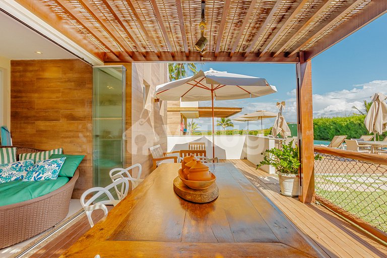Lindo Apartamento Pé na Areia 3 Suítes - Itacimirim