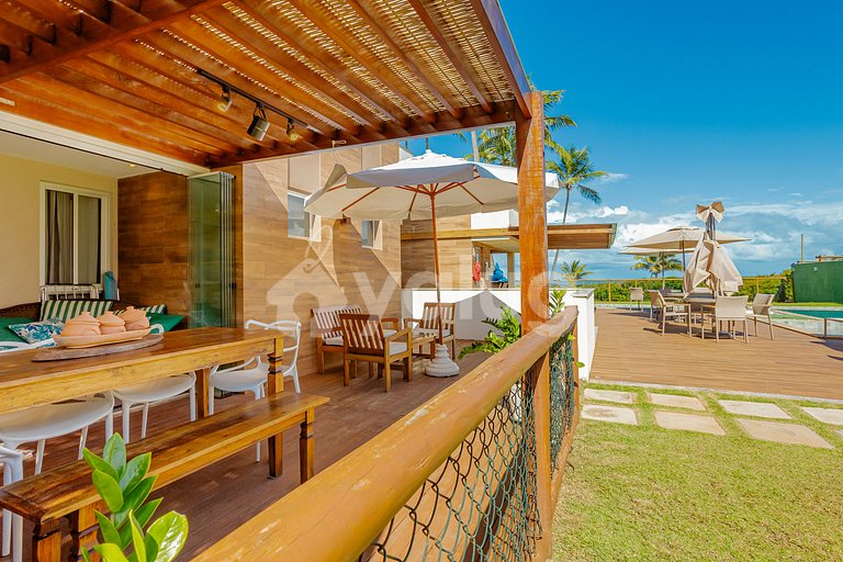 Lindo Apartamento Pé na Areia 3 Suítes - Itacimirim