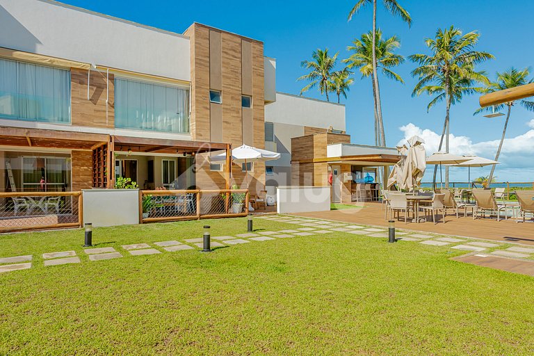 Lindo Apartamento Pé na Areia 3 Suítes - Itacimirim