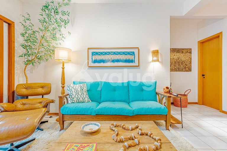 Lindo apartamento com 2 quartos em Praia do Forte