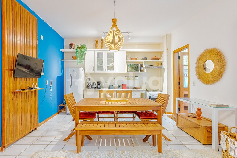 Lindo apartamento com 2 quartos em Praia do Forte
