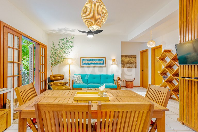 Lindo apartamento com 2 quartos em Praia do Forte