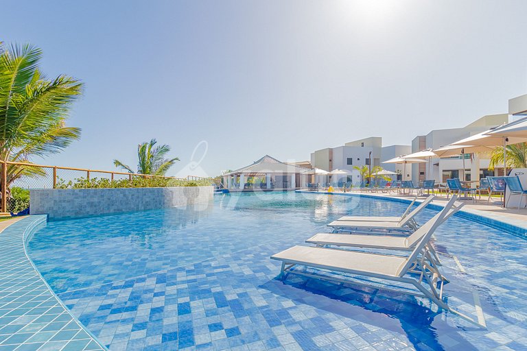 Maravilhoso Apartamento pé na areia com 3 suítes- Itacimirim