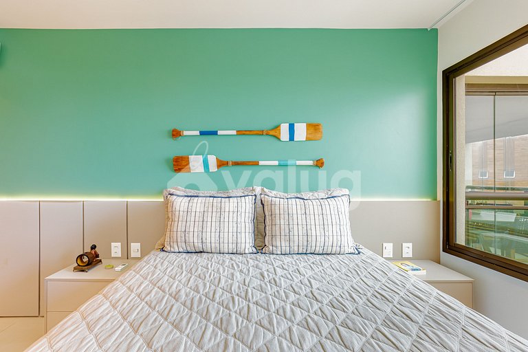 Maravilhoso Apartamento pé na areia com 3 suítes- Itacimirim