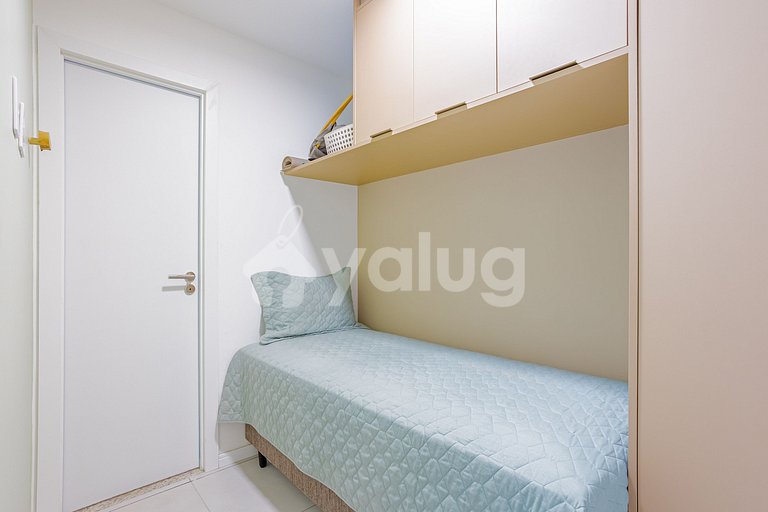 Maravilhoso Apartamento pé na areia com 3 suítes- Itacimirim