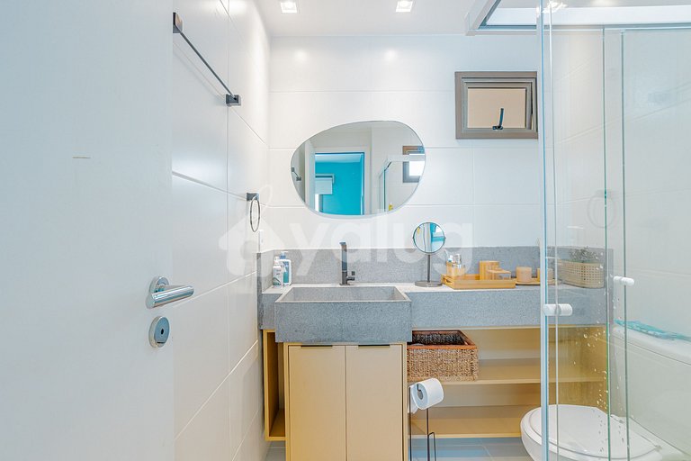 Maravilloso apartamento frente al mar con 3 suite Itacimirim