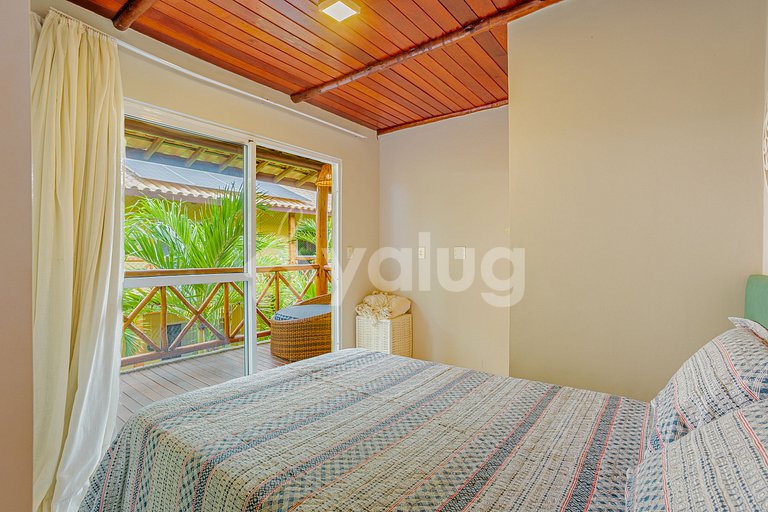 Excelente Apartamento pé na areia com 2 quartos - Itacimirim