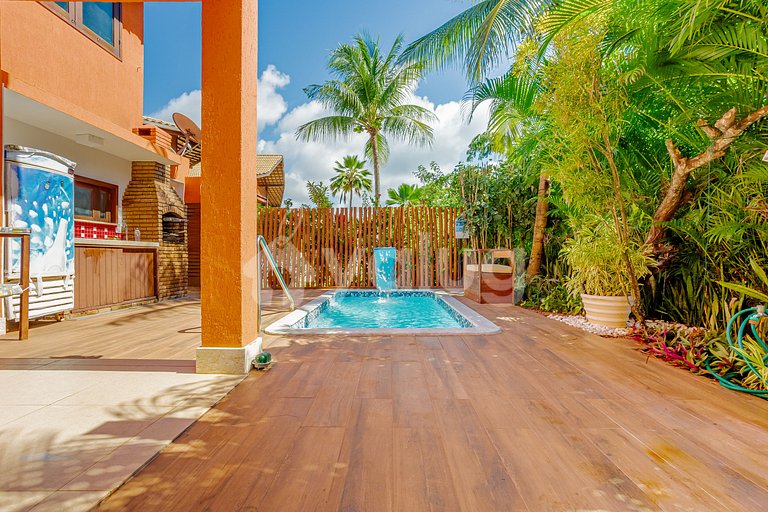 House 3 Suites 300m from the Beach - Praia do Forte