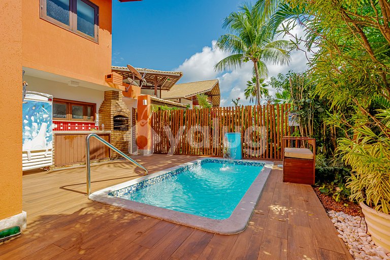 House 3 Suites 300m from the Beach - Praia do Forte