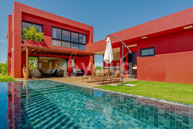 Maravilhosa Casa com 4 Suítes e Piscina em Costa do Sauípe