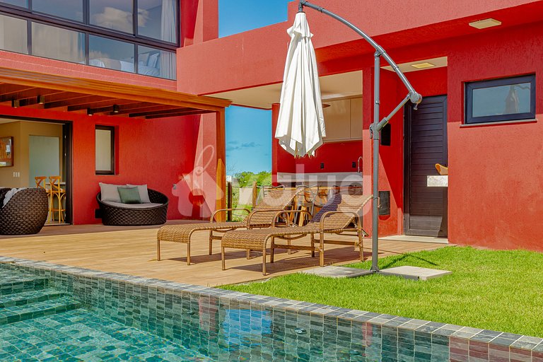 Maravilhosa Casa com 4 Suítes e Piscina em Costa do Sauípe
