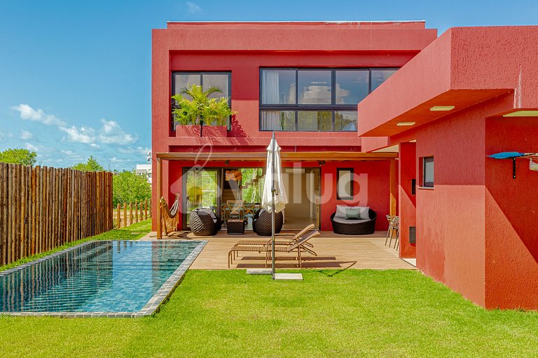 Maravilhosa Casa com 4 Suítes e Piscina em Costa do Sauípe