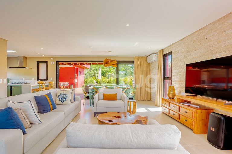 Maravilhosa Casa com 4 Suítes e Piscina em Costa do Sauípe