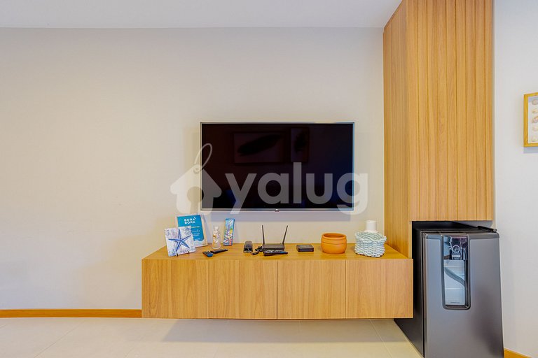 Lindo Apartamento pé na areia com 2 suítes em Itacimirim