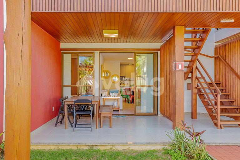 Lindo Apartamento pé na areia com 2 suítes em Itacimirim