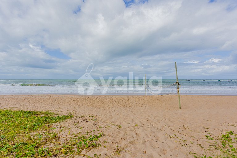 Lindo Apartamento pé na areia com 2 suítes em Itacimirim