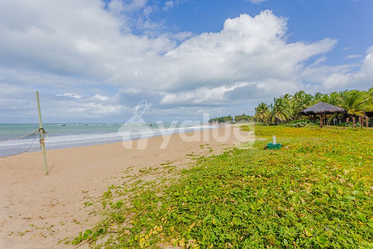 Lindo Apartamento pé na areia com 2 suítes em Itacimirim