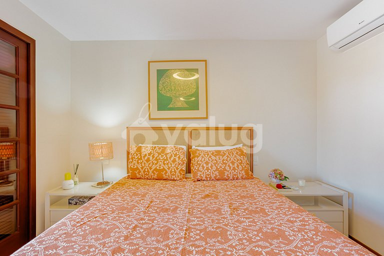 Gran apartamento frente al mar con 2 suite en Praia do Forte
