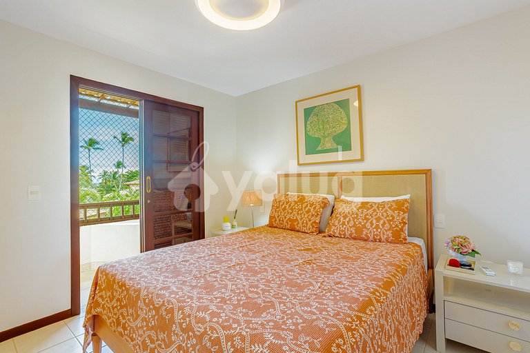 Great beachfront apartment with 2 suites in Praia do Forte