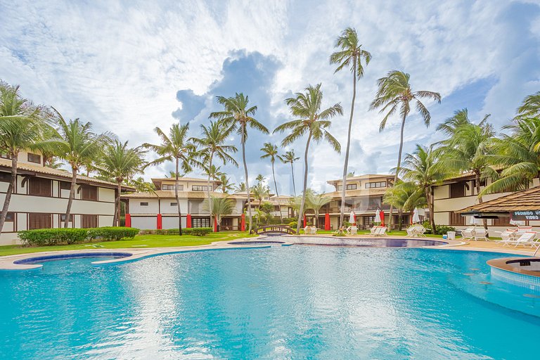 Great beachfront apartment with 2 suites in Praia do Forte