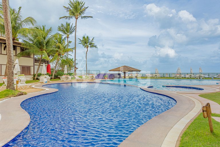 Great beachfront apartment with 2 suites in Praia do Forte