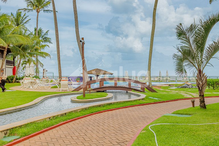 Great beachfront apartment with 2 suites in Praia do Forte