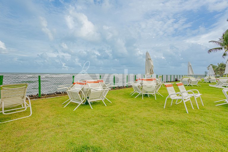 Great beachfront apartment with 2 suites in Praia do Forte